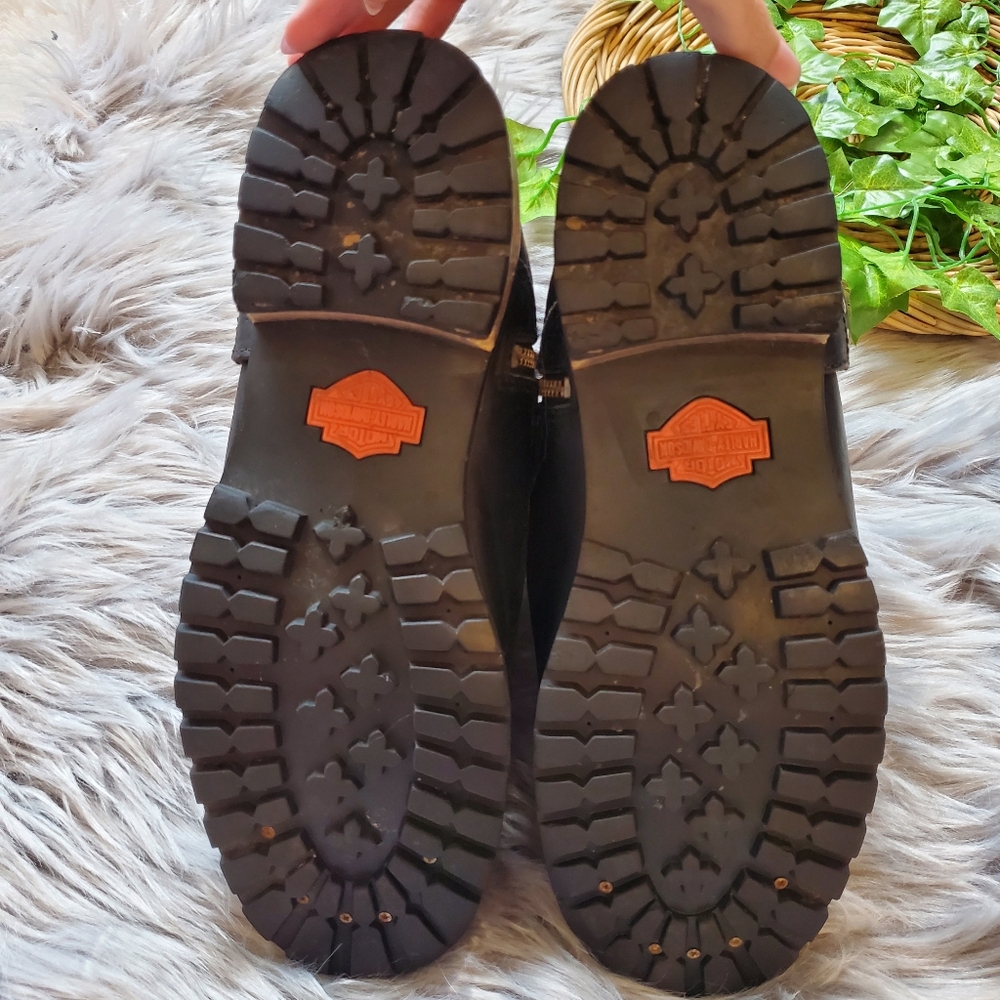 Men’s Harley Davidson Monterey Side Zip Up Boots 95002 - Picture 15 of 17